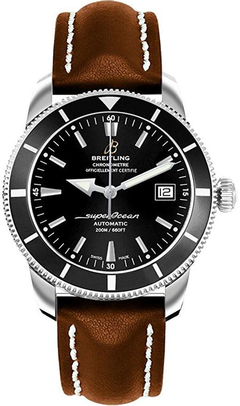 breitling superocean 42 leather strap|breitling leather straps.